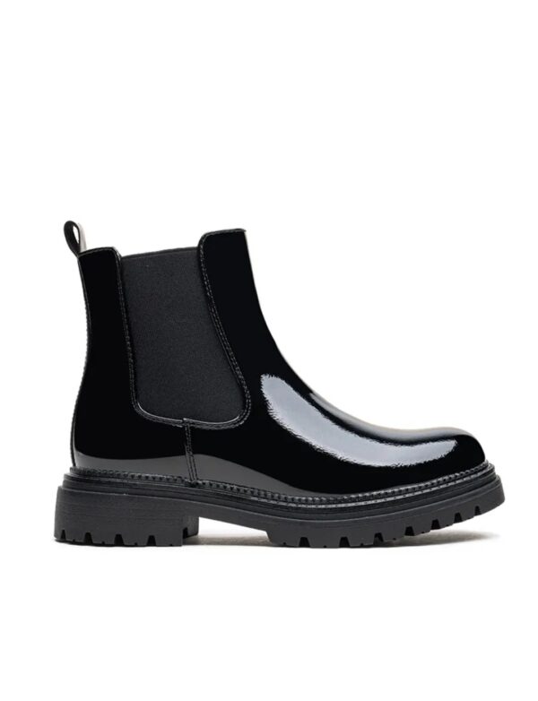Bottines noires vernies – Image 2