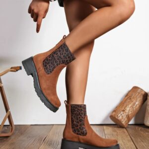 Bottines camel
