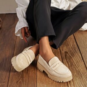 Mocassins beige