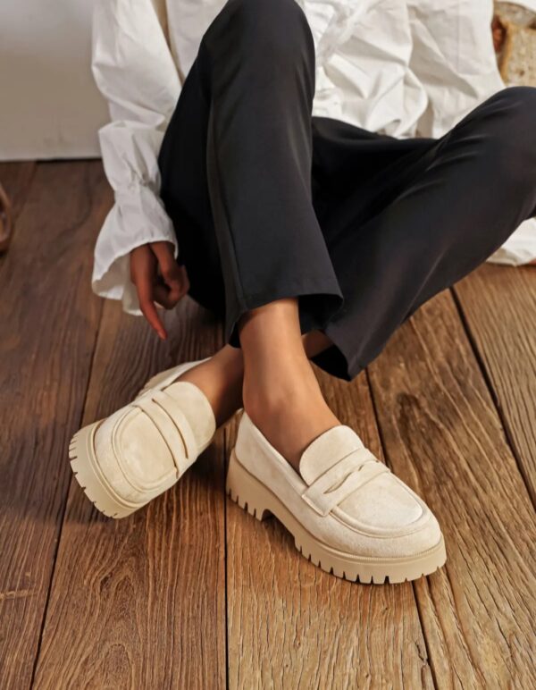 Mocassins beige